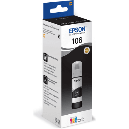 Epson 106 Ecotank Photo must, 70 ml