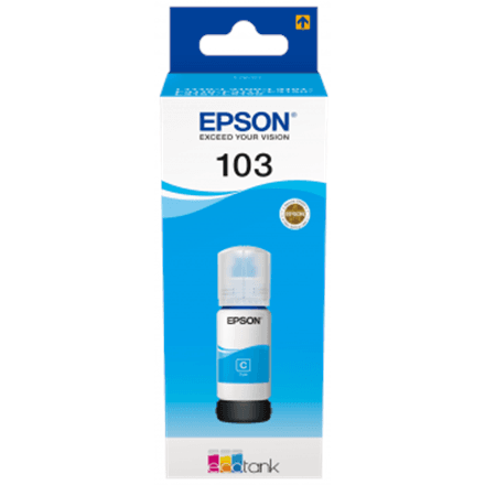 Epson 103 ECOTANK Cyan Ink Bottle 65ml