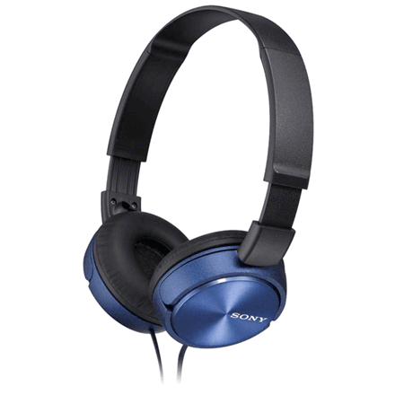 Sony MDR-ZX310 Foldable On-Ear Headphones Blue