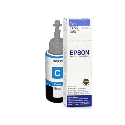 Epson T6732 70ml голубая картридж для принтера