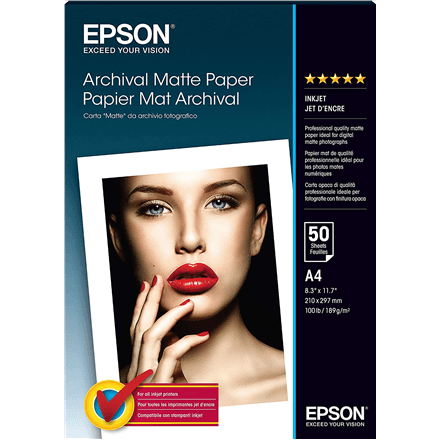 Epson Archival Matte Paper A4 50 lehte