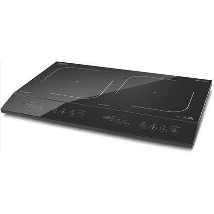Caso | Free standing table hob | 02231 | Number of burners/cooking zones 2 | Sensor touch control | Induction | Black