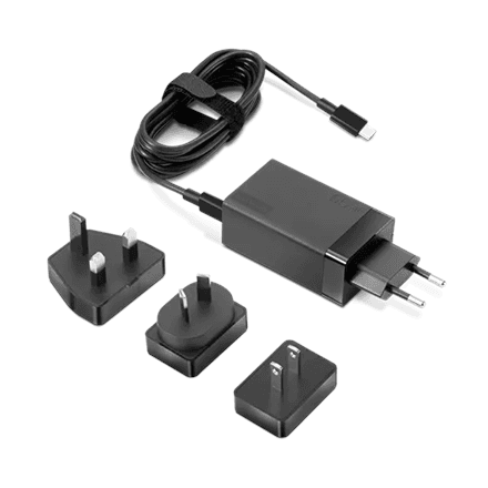 Lenovo 40AW0065WW USB-C Travel Adapter, 65W, 1.8 m Cable