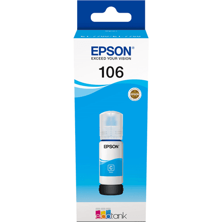 Epson 106 värviline tint tsüaan 70ml
