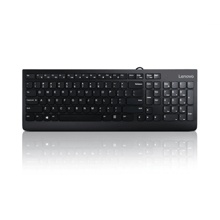 Lenovo 300 USB Wired Keyboard Black EN