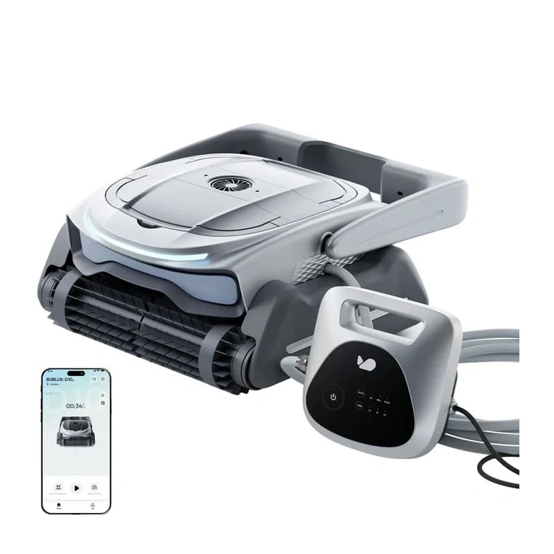 Bublue Bubot 800P juhtmega basseinirobot, seinaronimine, 4 harja, 15 m kaabel