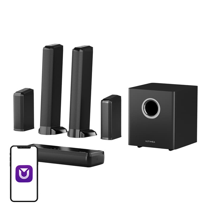 Ultimea Apollo S90 — саундбар 9.1, Dolby Atmos, модульный, RGB-подсветка