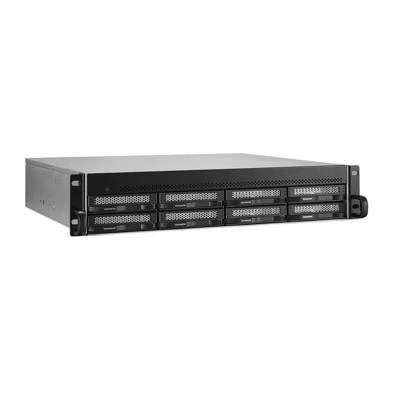 Terramaster U8-500 Plus NAS, 8 bays, Intel Core i7-1255U, 16 GB, 2 × 10GbE