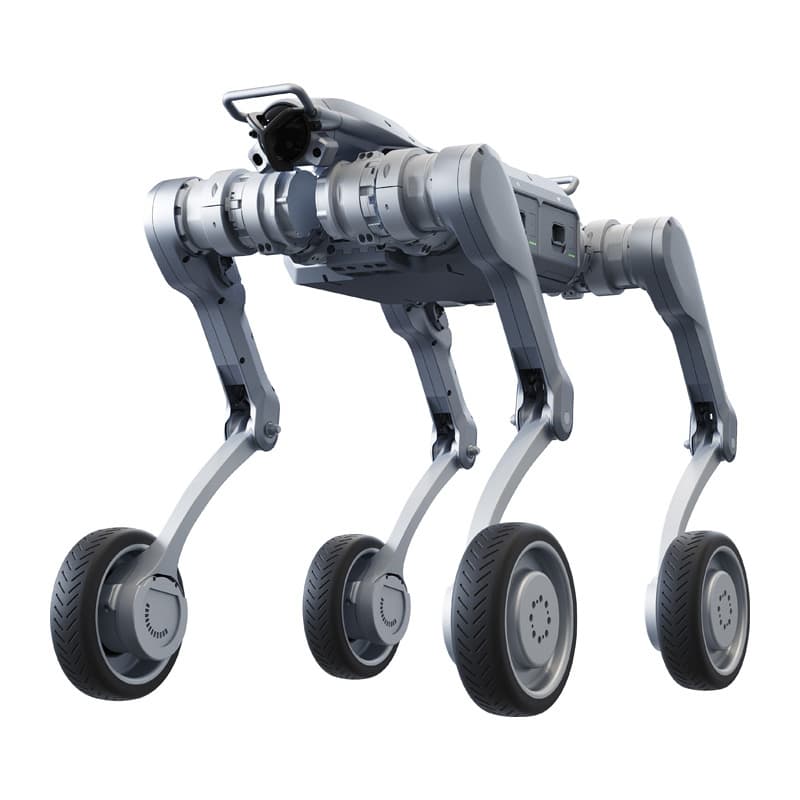 Unitree A2-W wheeled quadruped robot, LiDAR + HD camera, 25 kg payload, 5 h