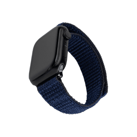 FIXED Sporty nylon strap for Apple Watch 38/40/41mm, dark blue