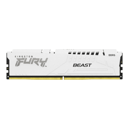 Kingston FURY Beast White 16GB DDR5 6400MT/s RAM