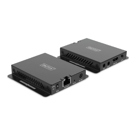 Digitus HDMI extender set, 40 m, 4K at 120 Hz, DS-55342, Black