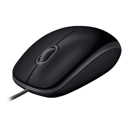 Logitech B110 Silent проводная мышь USB черная