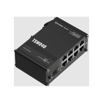 Teltonika TSW040 промышленный коммутатор PoE+ 8 портов