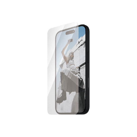 PanzerGlass SAFE Ultra-Wide Fit screen protector for iPhone 16