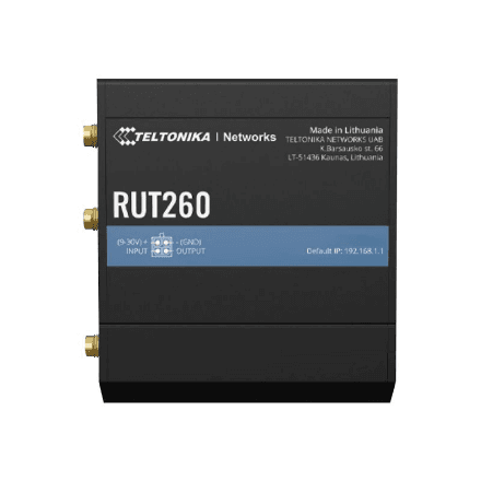 Teltonika RUT260 LTE Cat 6 ruuter 802.11n
