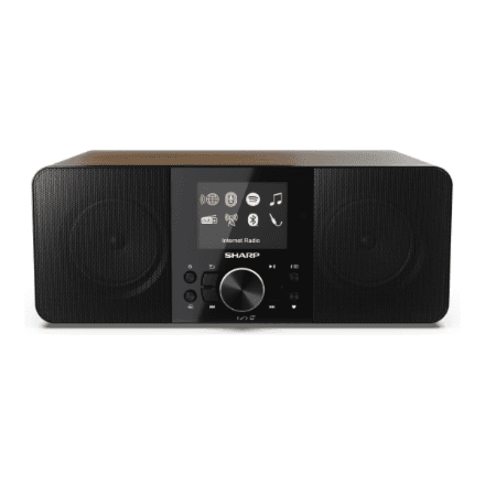Sharp DR-I740(BK) Lisbon internetiraadio DAB+ FM stereo, must-pähkel