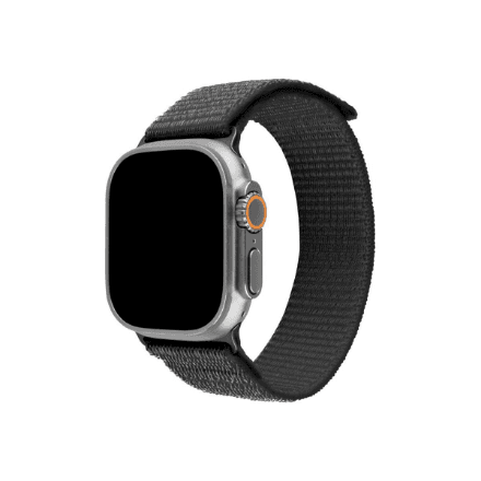 FIXED Sporty nylon strap for Apple Watch Ultra 49mm, dark grey