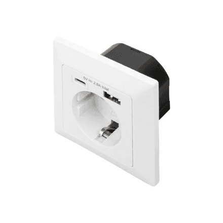 Digitus nutikodu otsestusp. 1x USB-C, 1x USB-A