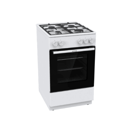 Gorenje GG5A10WFFM | Cooker | Hob type Gas | Oven type Gas | White | Width 50 cm | Depth 59.4 cm | Grilling | 70 L