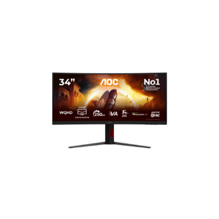 AOC CU34G4ZCA 34" Curved Monitor 3440x1440 21:9 1ms