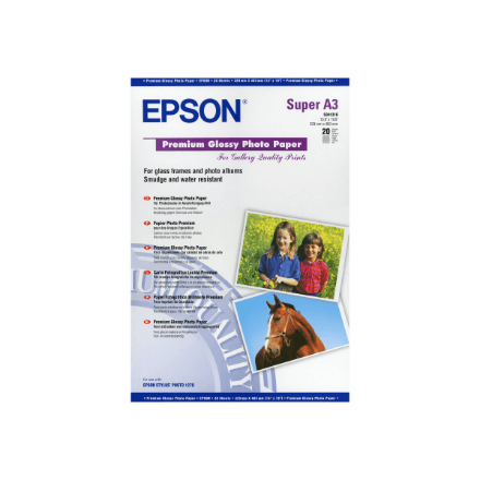 Epson Premium Glossy Photo Paper A3 250g 20 lehte