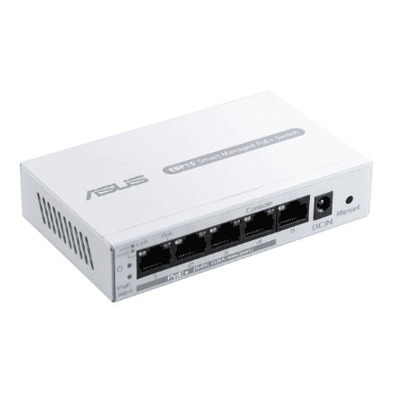 Asus ExpertWiFi EBP15 5-Port Gigabit Managed PoE+ Switch