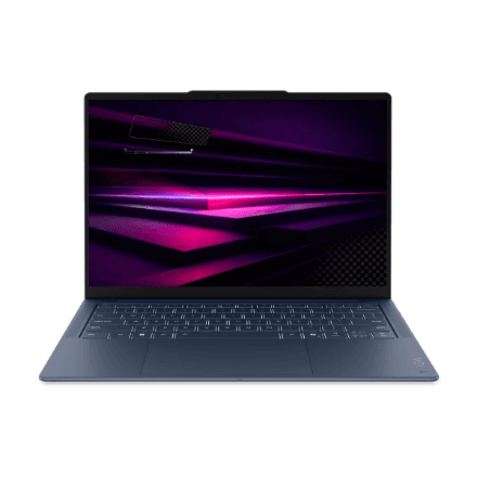 Lenovo Yoga Slim 7 14Q8Y11 Snapdragon | Cosmic Blue | 14 " | OLED | WUXGA | 1920 x 1200 pixels | Glossy | Snapdragon X2 Plus | X2P-42-100 | 16 GB | Soldered LPDDR5X | Solid-state drive capacity 512 GB | Qualcomm Adreno GPU | Windows 11 Home | 802.11be | Bluetooth version 5.4 | Keyboard language English | Keyboard backlit | Warranty 24 month(s) | Battery warranty 12 month(s)