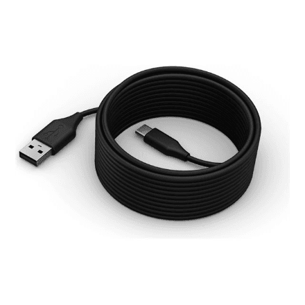 Lenovo ThinkSmart USB-C to USB-A Cable, 5 m, Black