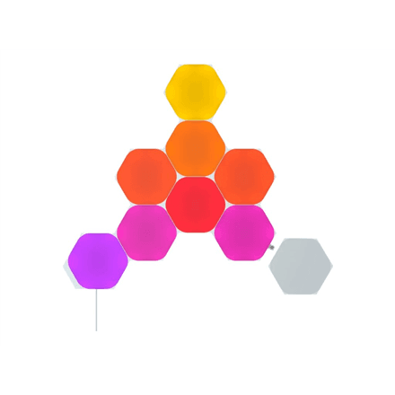 Стартовый набор Nanoleaf Shapes Black Hexagons, 9 панелей, чёрный