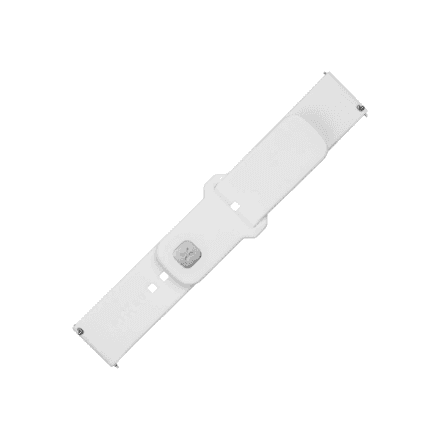 FIXED Sporty universal silicone strap with quick release 22mm, white
