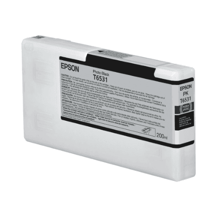 Epson T6531 200мл картридж чёрный для печати фото