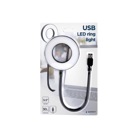 Gembird NL-LEDRING-01 USB LED Ring Light White 6500K
