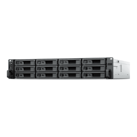 Synology RS2423RP+II 12-bay rack NAS with redundant power, 8 GB