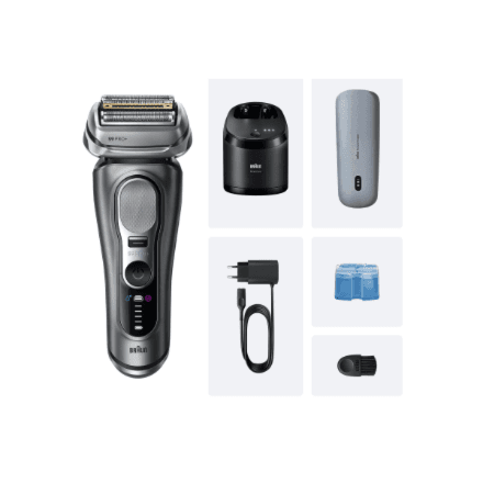 Braun Series 9 Pro+ 9675cc pardel, 60 min, Wet&Dry