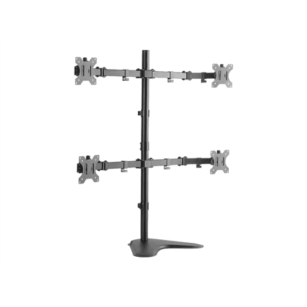 Настольный кронштейн LogiLink BP0046 для четырёх мониторов 13–32", 8 кг на экран