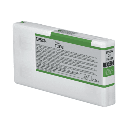 Epson T653B roheline tint 200ml kassett