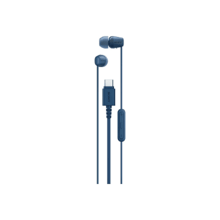 Sony IER-EX15C Wired In-ear Earbuds with Mic, Blue
