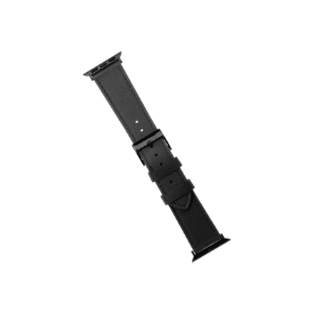 FIXED leather strap for Apple Watch 42/44/45/46/49mm, black