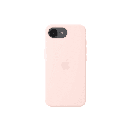 Apple iPhone 17e Silicone Case with MagSafe, soft pink