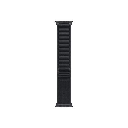 Apple Watch 49mm Black Alpine Loop nylon strap, size Small