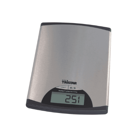 Tristar KW-2435 Electronic Kitchen Scale 5 kg Metallic