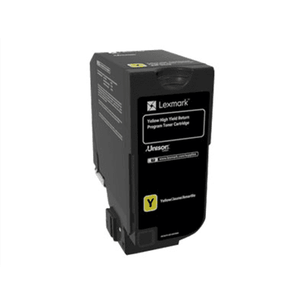 Lexmark 84C2HY0 suure mahutavusega tooner CX725 jaoks, kollane