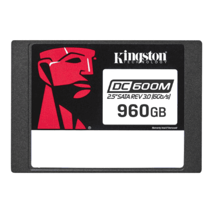 Kingston DC600ME 960 GB 2.5″ SATA SSD, SATA 6 Gb/s, 560 MB/s read