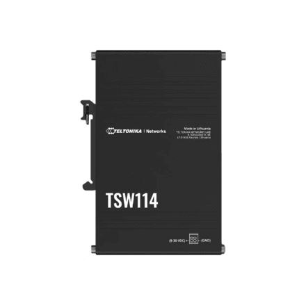 Teltonika TSW114 DIN Rail Switch 5-port Gigabit