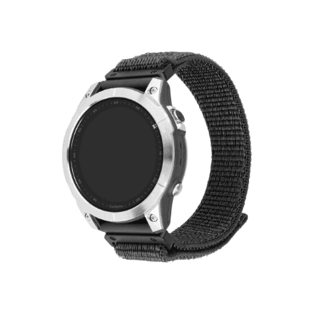 FIXED Sporty nylon strap for Garmin QuickFit 22mm, dark grey
