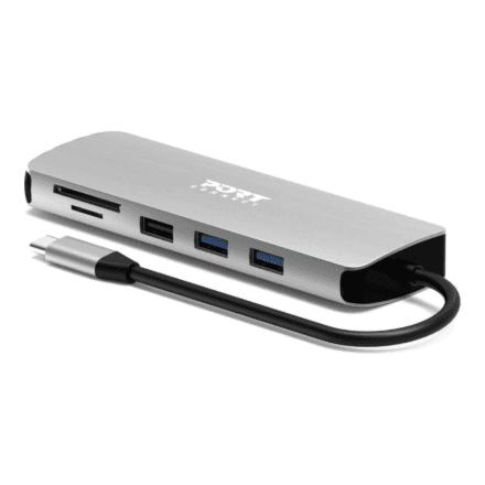 PORT Connect USB-C Dock 9-in-1, 4K HDMI and 85 W Charging