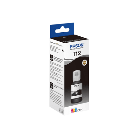 Epson 112 EcoTank Pigment Black Ink Bottle 127ml