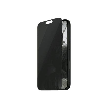 Защитное стекло PanzerGlass Ultra-Wide Fit для iPhone 16, чёрная рамка