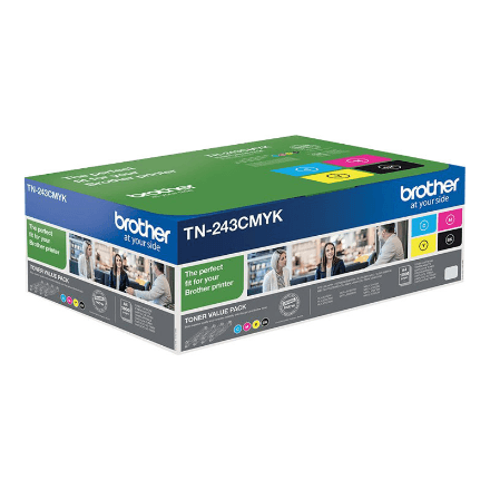 Brother TN243CMYK 4-pack Toner Cartridge
